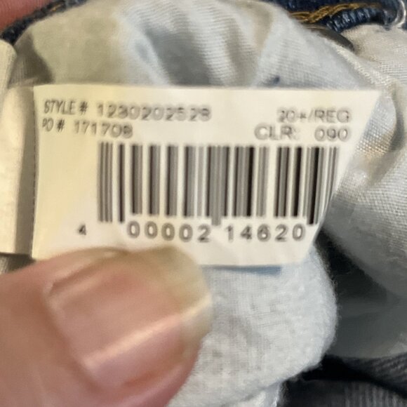 Warehouse One High Rise Vintage Straight 20+ R Distressed Jeans NWT - Picture 12 of 12